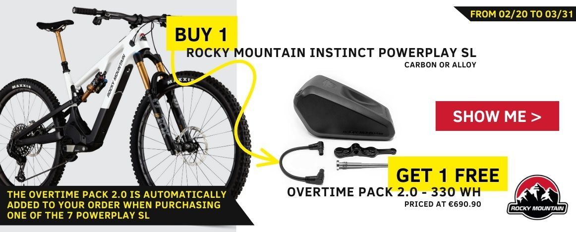 Buy 1 Rocky Mountain Instinct Powerplay SL, get 1 Overtime Pack 2.0 for free