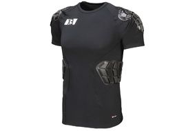 G-Form Maillot de protection Pro- X3 Manches Courtes Noir