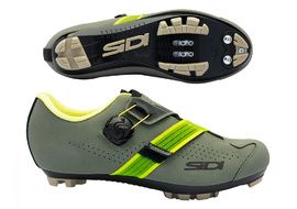 Sidi Chaussures VTT AERTIS - Vert Military/Jaune 2025