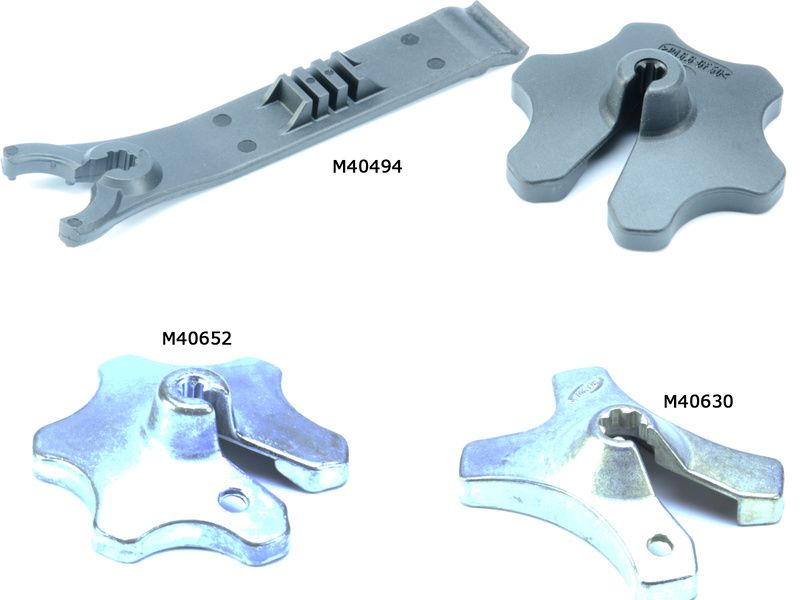 Kit de clés à rayons de roue pour moto, 8 tailles (5.4-6.8mm)
